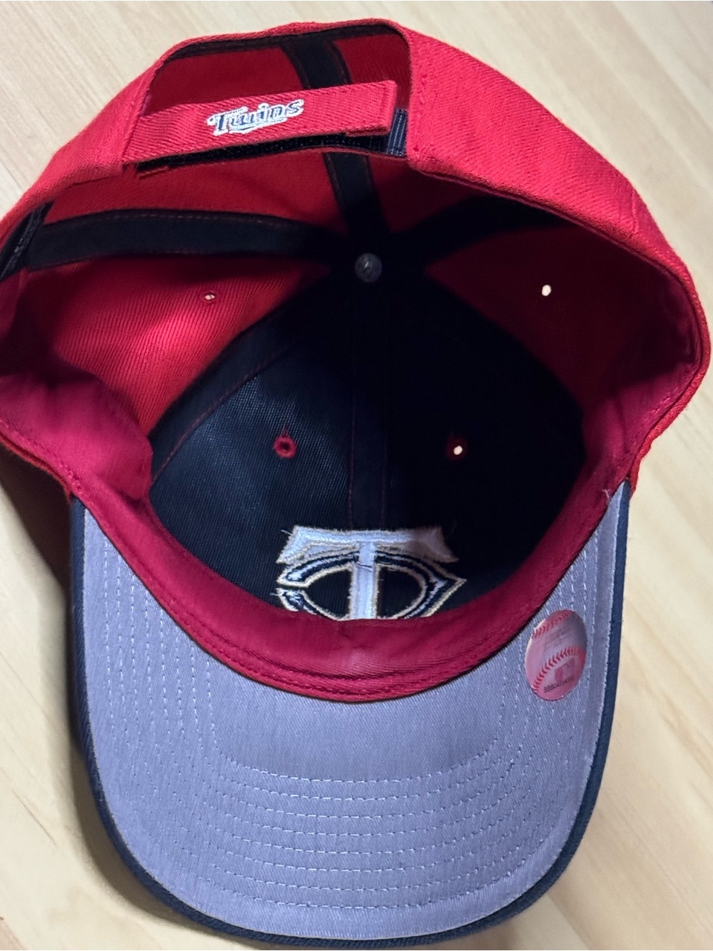 '47 Red and Navy Minnesota Twins Clean Up Cap - Picture 7 of 8